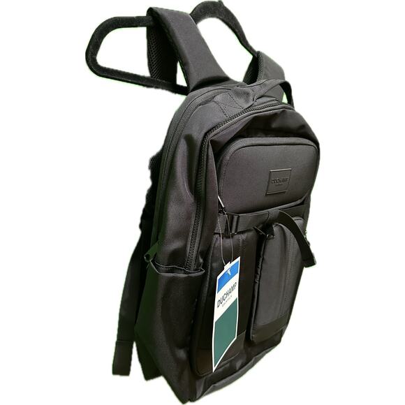 Duchamp London Black Laptop Backpack w/ Multiple Pockets NWT - Picture 3 of 16
